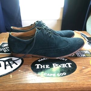 Blue Suede Aldo Dress Oxfords (Size 9)